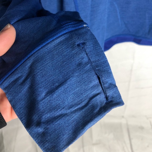 Nike Sprint Fleece Women's Running Long Sleeve Top Size XL Blue 627001-439 - Picture 6 of 11